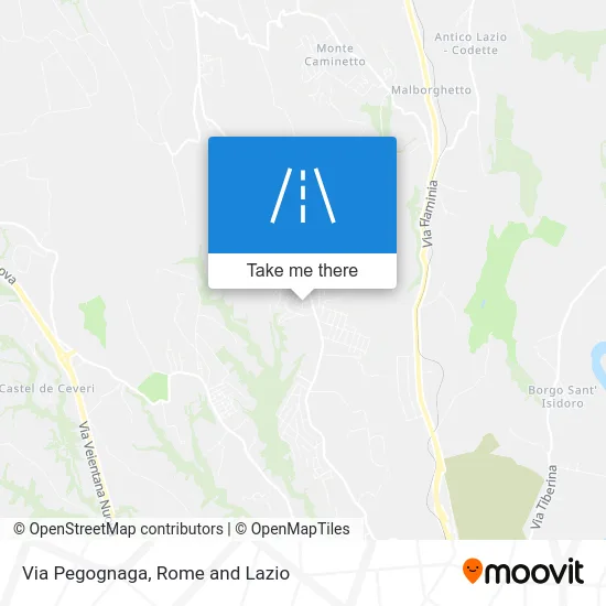 Pegognaga Street map