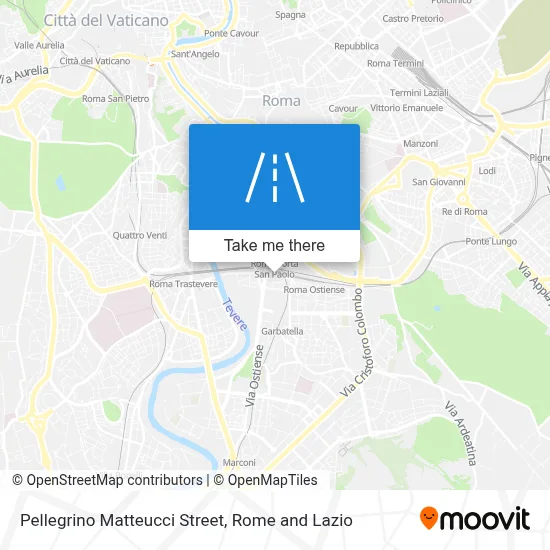 Pellegrino Matteucci Street map