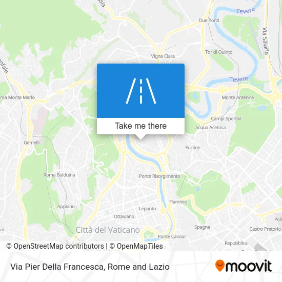 Pier Della Francesca Street map