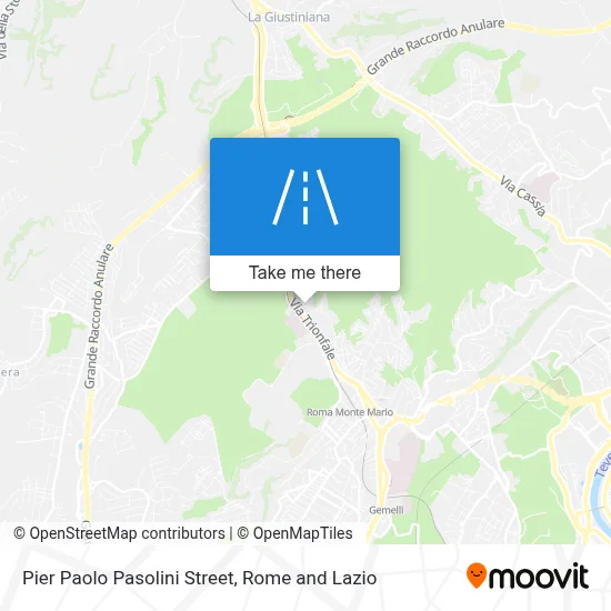 Pier Paolo Pasolini Street map