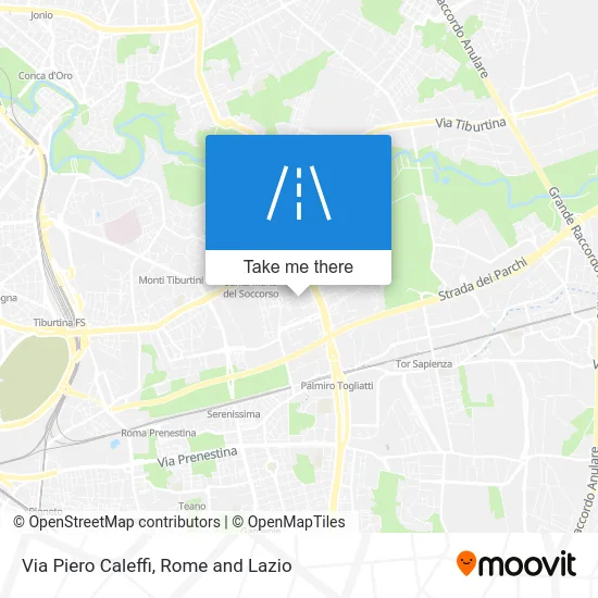 Piero Caleffi Street map