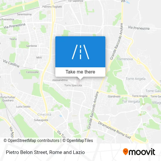 Pietro Belon Street map