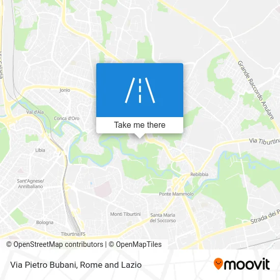 Pietro Bubani Street map