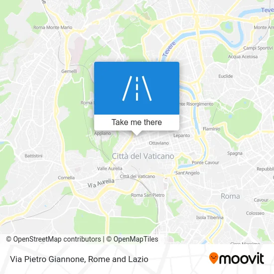 Pietro Giannone Street map