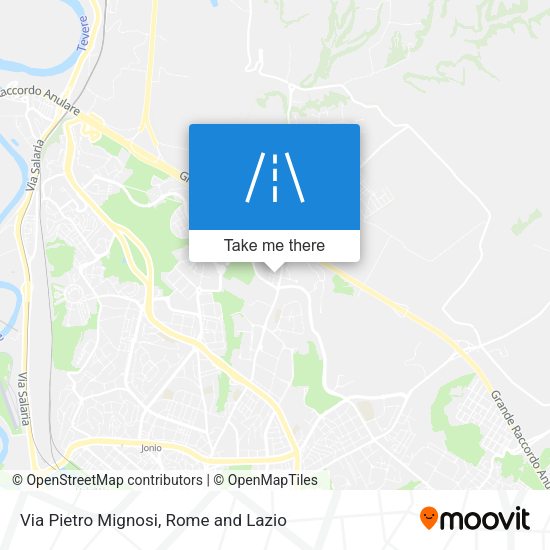 Via Pietro Mignosi map
