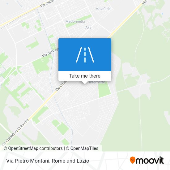 Via Pietro Montani map
