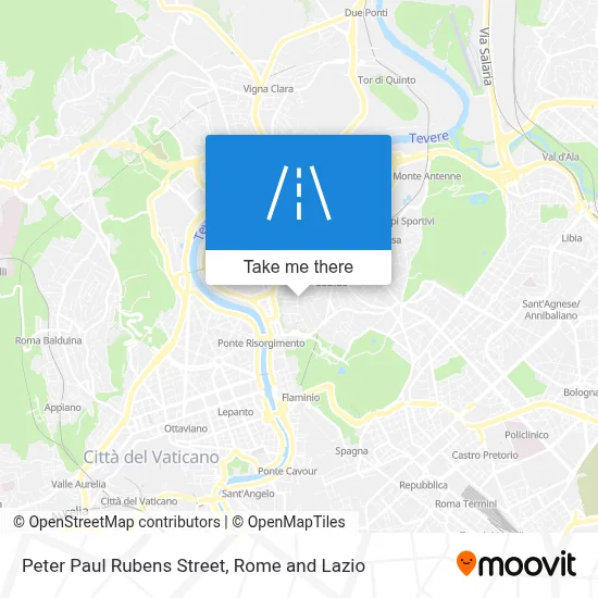 Peter Paul Rubens Street map