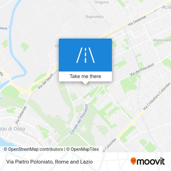 Via Pietro Poloniato map