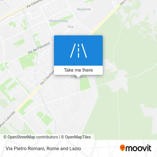 Pietro Romani Street map