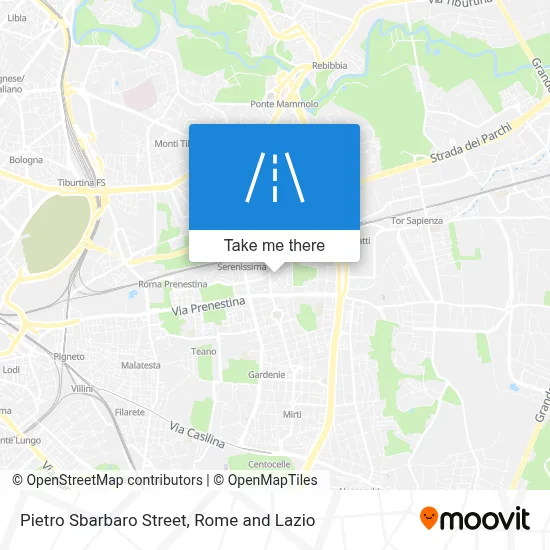 Pietro Sbarbaro Street map
