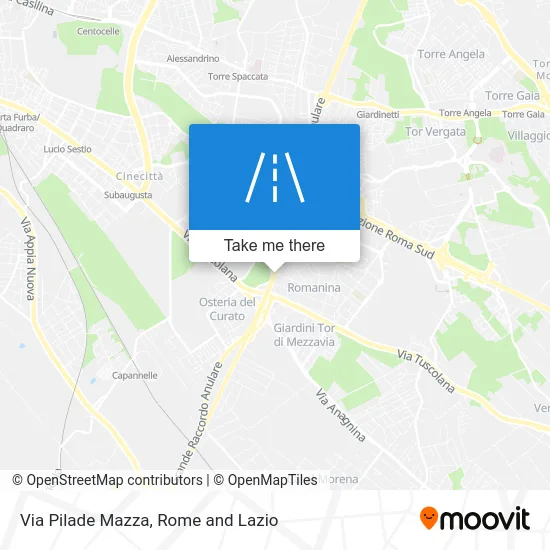 Pilade Mazza Street map