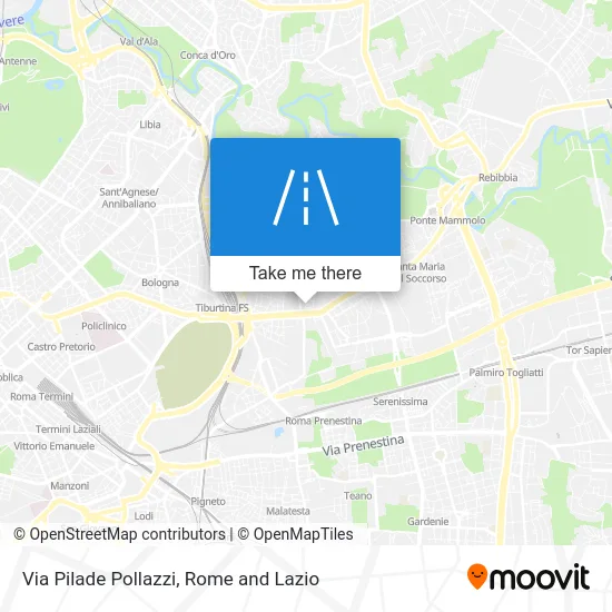 Pilade Pollazzi Street map