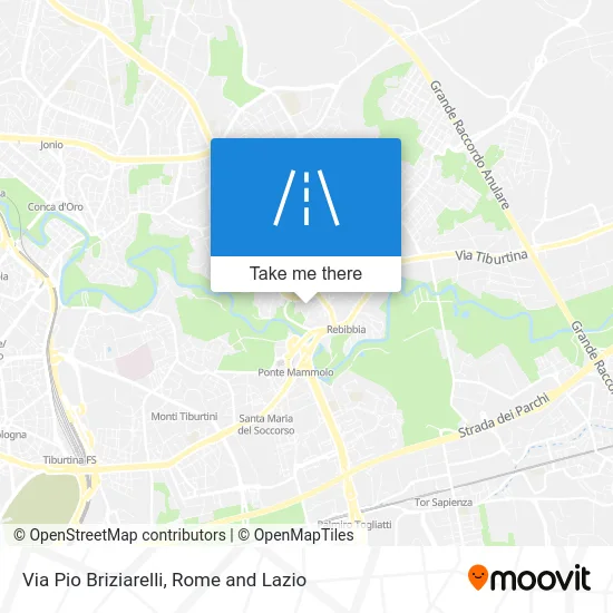 Pio Briziarelli Street map