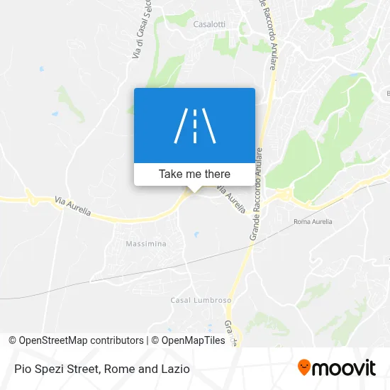 Pio Spezi Street map