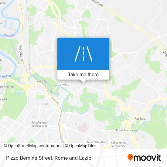 Pizzo Bernina Street map