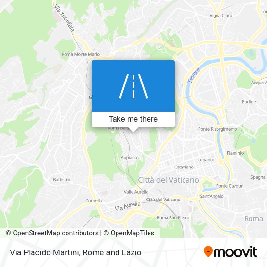 Via Placido Martini map