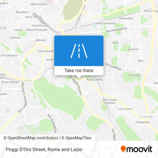 Poggi D'Oro Street map