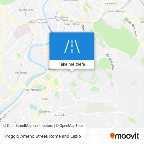 Poggio Ameno Street map