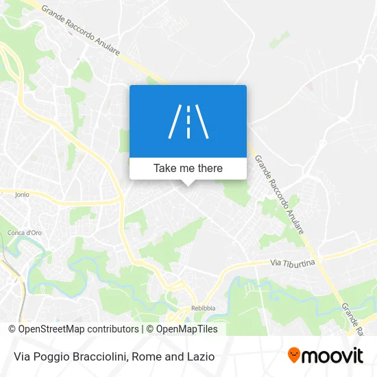 Poggio Bracciolini Street map