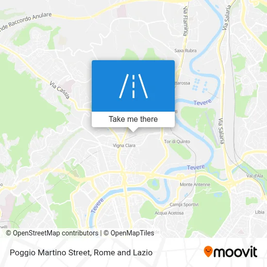 Poggio Martino Street map