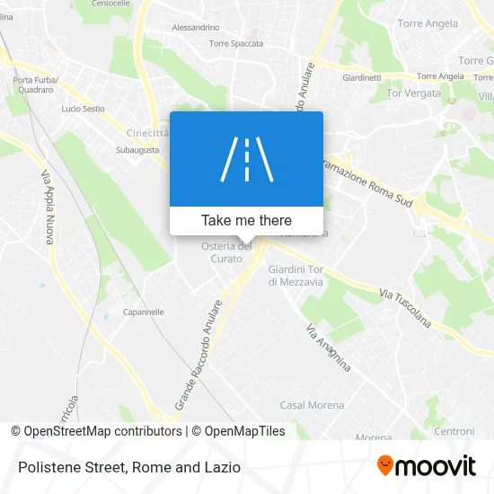 Polistene Street map