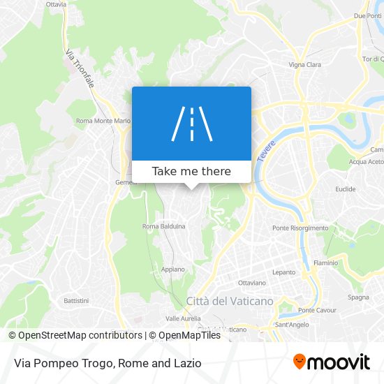 Via Pompeo Trogo map