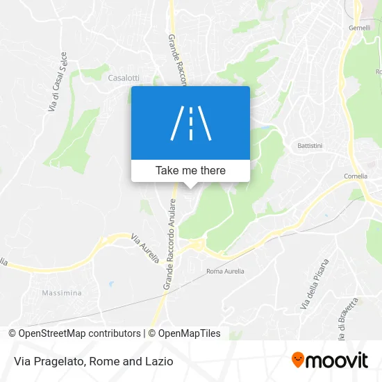 Pragelato Street map
