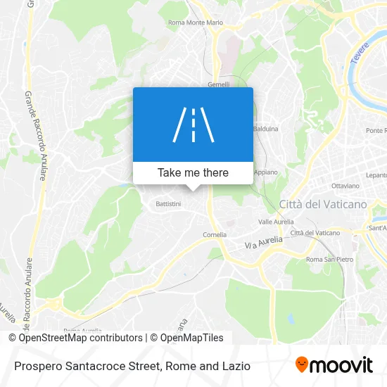 Prospero Santacroce Street map