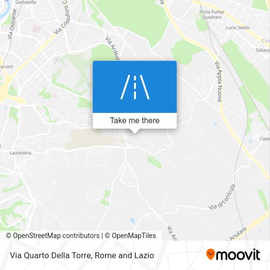 Via Quarto Della Torre map