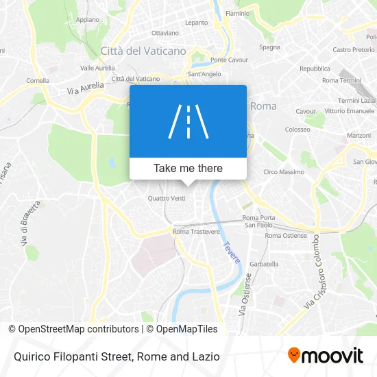 Quirico Filopanti Street map