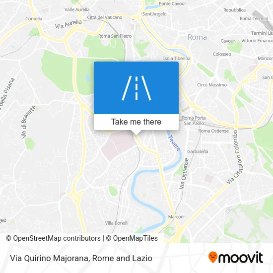 Via Quirino Majorana map