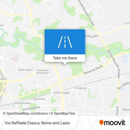 Raffaele Ciasca Street map