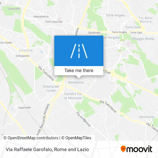 Raffaele Garofalo Street map