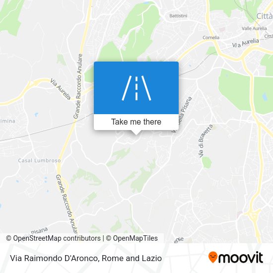 Via Raimondo D'Aronco map