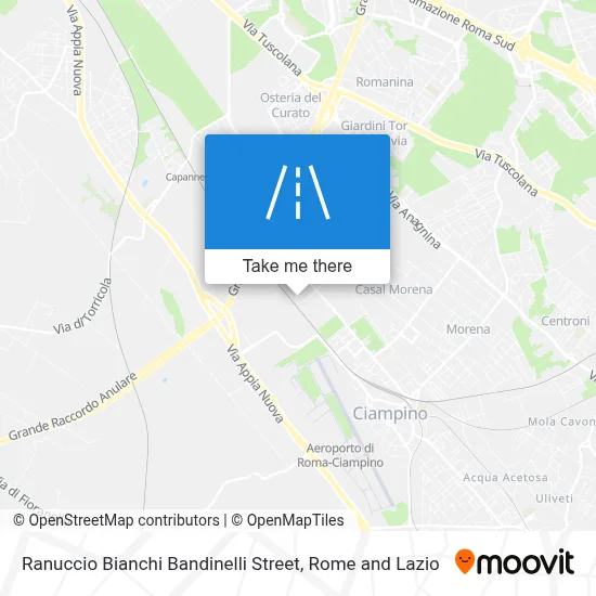 Ranuccio Bianchi Bandinelli Street map