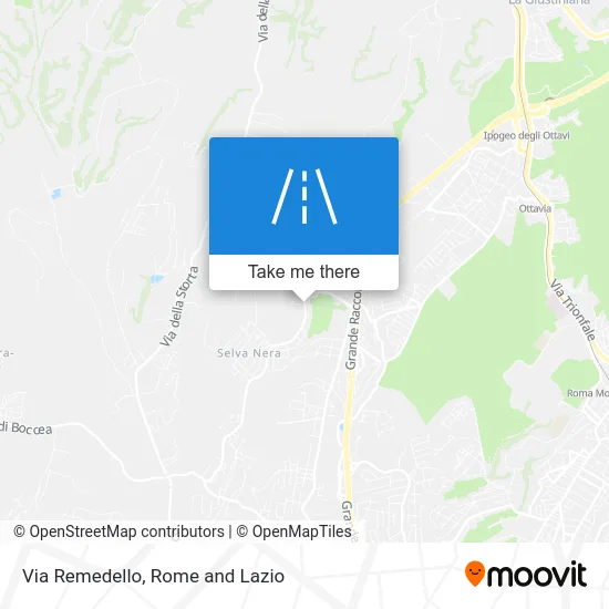 Remedello Street map