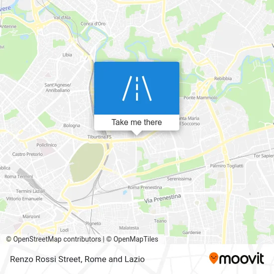 Renzo Rossi Street map