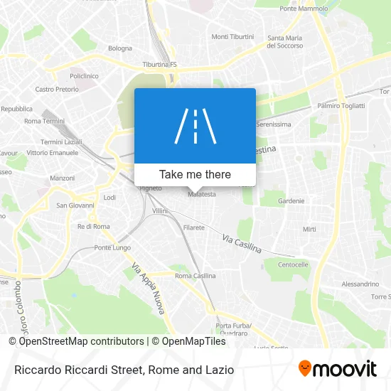 Riccardo Riccardi Street map