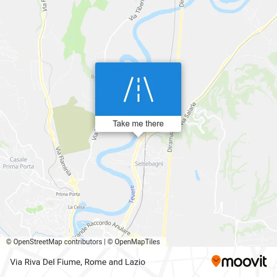 Riva Del Fiume Street map