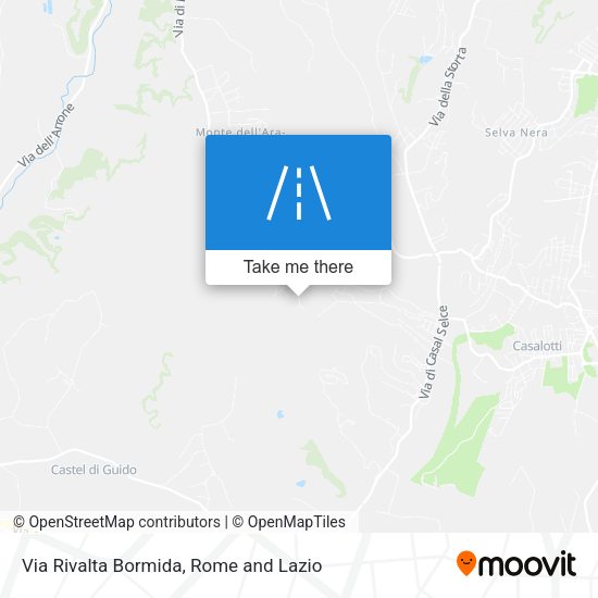 Via Rivalta Bormida map