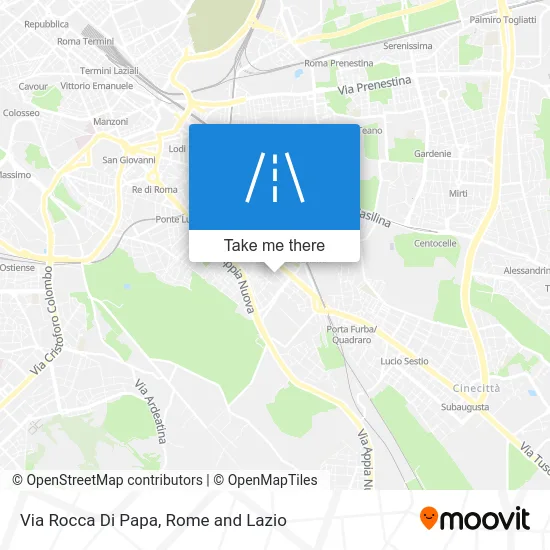 Rocca Di Papa Street map