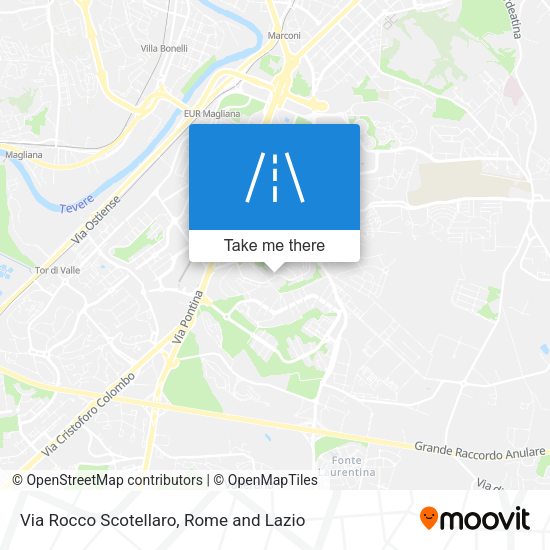 Via Rocco Scotellaro map