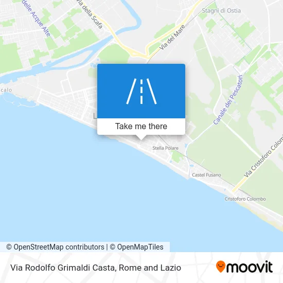 Rodolfo Grimaldi Casta Street map