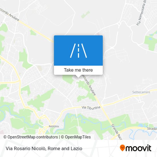 Via Rosario Nicolò map