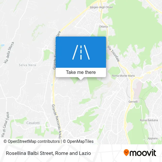 Rosellina Balbi Street map