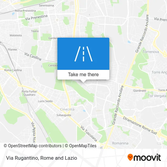 Rugantino Street map
