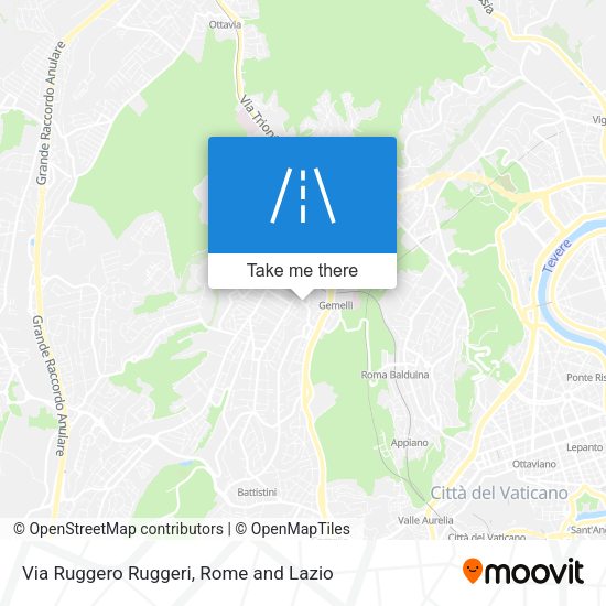 Via Ruggero Ruggeri map