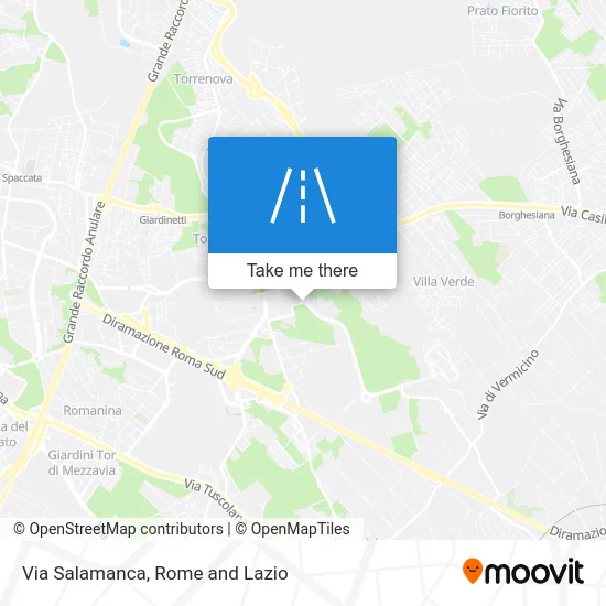 Salamanca Street map