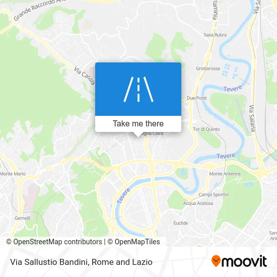 Sallustio Bandini Street map