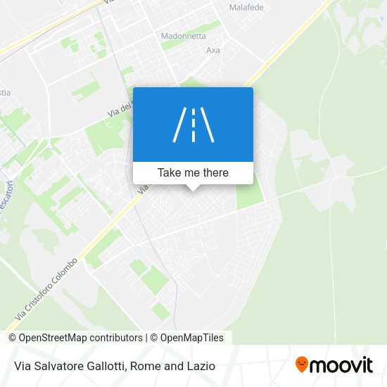 Via Salvatore Gallotti map